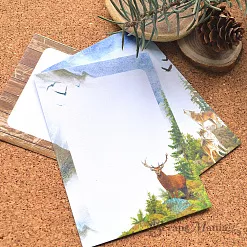 Набор карточек "Тайга", 7х10 см, 16 шт (ScrapMania)