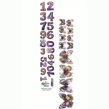 Бумага 6х30 см "In Purple. Для вырезания" (Alchemy of Art)