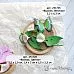 Нож "Вьюнок. Веточка", 3,3х6,3 см (ScrapMania)