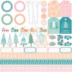 Бумага "Снежная нежная. Для вырезания" (April Paper) Бумага "Снежная нежная. Для вырезания" (April Paper)