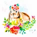 Термонаклейка "Pretty rabbit" (АртУзор)