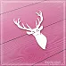 Чипборд "Голова оленя. С мордочкой" (СкрапМагия)