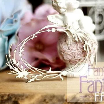 Украшение из чипборда "Веночек полевой" (Fantasy)