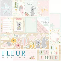 Бумага "В облаках. Карточки для девочек" (Fleur-design) Бумага "В облаках. Карточки для девочек" (Fleur-design)