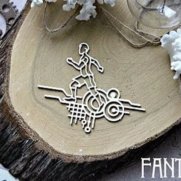 Украшение из чипборда "Атлет 672" (Fantasy)