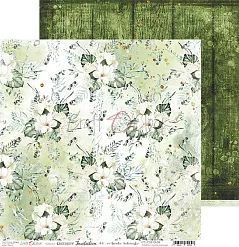 Набор бумаги 30х30 см "Greenery invitation", 6 листов (CraftO'clock)