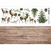 Лист с картинками 10х30 см "Новогодние традиции. Лес" (ScrapMania)