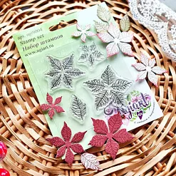 Нож и штамп "Королевская Пуансеттия", 4,2х4,4 см (AgiArt) Нож и штамп "Королевская Пуансеттия", 4,2х4,4 см (AgiArt)