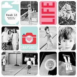 Большой набор карточек "Honey", 616 штук (American Crafts)