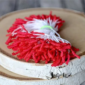 Набор тычинок "Сахарные. Красные", тонкие, 140 шт