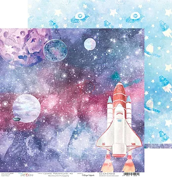 Бумага "Cosmic Adventures 03" (CraftO'clock)