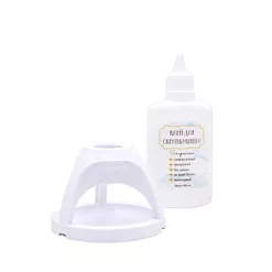 Подставка для клея "Scrap54", холодная белая, глянцевая, 9х7 см