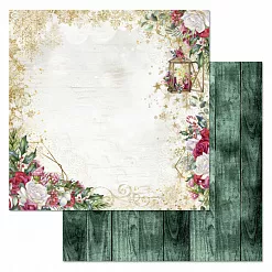 Набор бумаги 30,5х30,5 см "Богемное Рождество", 12 листов (ScrapMania)