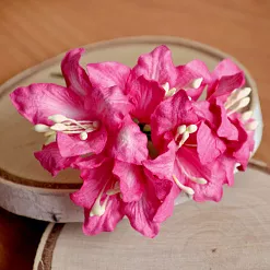 Букет лилий "Фуксия", 5 шт (Craft) Букет лилий "Фуксия", 5 шт (Craft)