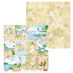 Бумага 30х30 см "Теплый бриз. Карточки" (Scrapodelie) Бумага 30х30 см "Теплый бриз. Карточки" (Scrapodelie)