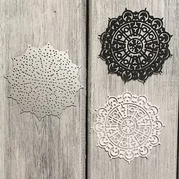 Нож "Салфетка геометрия", 9,5 см (ArtScrap)