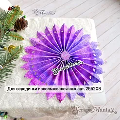 Нож "Игрушки на елку 3D. Снежинка солнце", 6,5х14 см (ScrapMania)