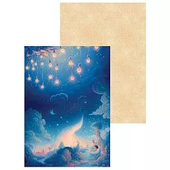 Набор бумаги А4 "Мир фантазий", 9 листов (CraftStory)