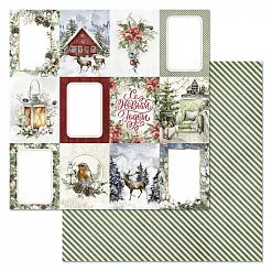 Набор бумаги 20х20 см "Новогодние традиции", 12 листов (ScrapMania) Набор бумаги 20х20 см "Новогодние традиции", 12 листов (ScrapMania)