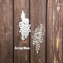 Нож "Декор 1", 3,8х9,6 см (Scrapman)
