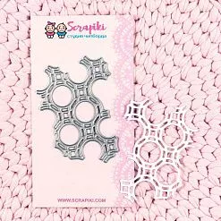 Нож "Диско", 5,5х8 см (Scrapiki)