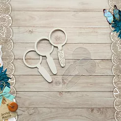 Чипборд "Первоклашка. Шейкер. Лупа. Маленькая" (ScrapMania) Чипборд "Первоклашка. Шейкер. Лупа. Маленькая" (ScrapMania)