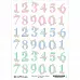 Скрап-карта А4 "Теперь семья. Цифры" (ScrapMania)