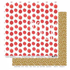 Набор бумаги 15х15 "Лето на даче", 12 листов (Polkadot)