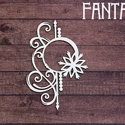 Чипборд "Рамка с завитками 2307" (Fantasy)