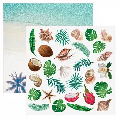 Набор бумаги 30х30 см "Тайна глубин", 18 листов (АртУзор) Набор бумаги 30х30 см "Тайна глубин", 18 листов (АртУзор)