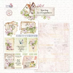 Набор бумаги А5 "Spring is everywhere. Для вырезания", 18 листов (DreamLight Studio)
