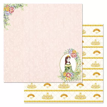 Бумага "Принцесса на горошине. Зеркало" (ScrapMania)
