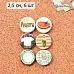 Набор фишек "Рецепты старого буфета. Бутерброд с икрой" (ScrapMania)