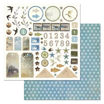 Бумага "Родная. Детали" (ScrapMania)