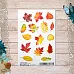 Набор наклеек А6 "Школьный вальс. Листья" (ScrapMania)