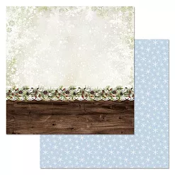 Бумага "Воробушки. В кружевах" (ScrapMania)
