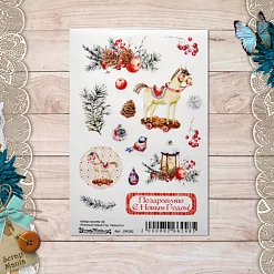 Набор наклеек А6 "Румяный Новый Год. Пряность" (ScrapMania)