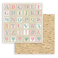 Бумага 30х30 см "Day Dream. Alphabet" (Stamperia)