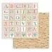 Бумага 30х30 см "Day Dream. Alphabet" (Stamperia)