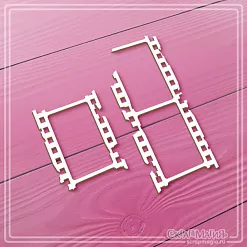 Чипборд "Фотопленка 3", 6,6х2,7 см (СкрапМагия)