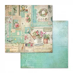 Набор бумаги 30х30 см "Garden", 10 листов (Stamperia)