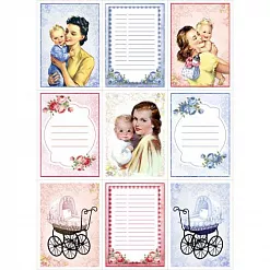 Скрап-карта A4 "Материнство" (ScrapMania)