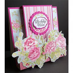 Набор бумаги 15х15 см "Pretty posy", 64 листа (First Edition)