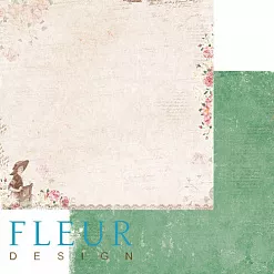 Набор бумаги 15х15 см "Забытое лето", 24 листа (Fleur-design)
