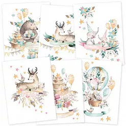 Набор карточек 15х20 см "Cute & Co.", 3 шт (Piatek13)