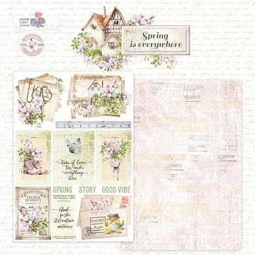 Бумага А5 "Spring is everywhere. Карточки" (DreamLight Studio)