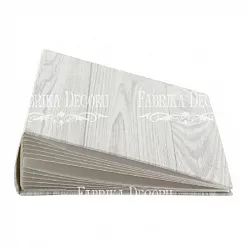 Заготовка для альбома 20х20 см "Светлый дуб с серебром" (Фабрика Декору)