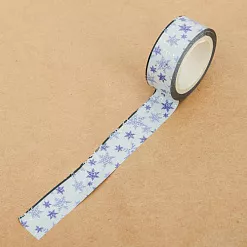 Скотч голографический "Морозные узоры» 1,5, длина 10 м (АртУзор)