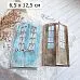 Нож "Дверь с тюльпанами", 6,5х12,5 см (ScrapMania)
