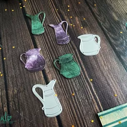 Нож "Кувшины", 3,8х3 см (AgiArt) Нож "Кувшины", 3,8х3 см (AgiArt)